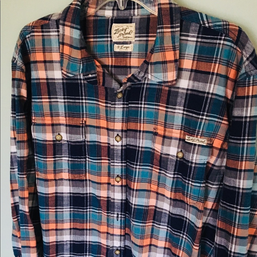 Lucky Brand Men’s Soft Flannel Shirt